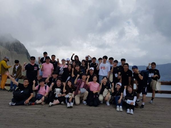 백두산 천지 단체사진 백두산 천지 단체사진