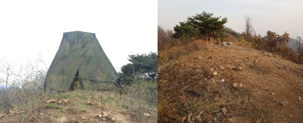 김포시는 가현산 등산로 정상부에 위치한 군사시설을 철거했다.