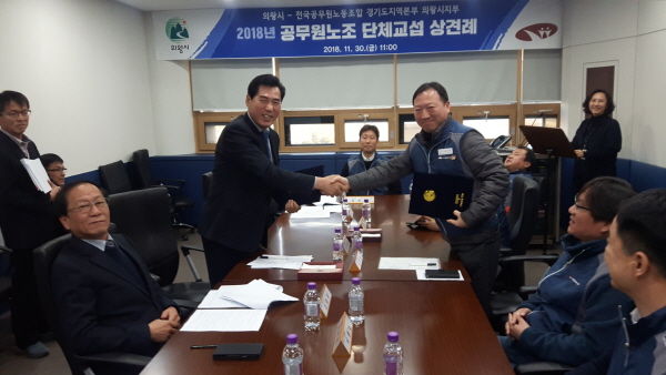 2018년 공무원 노사 단체교섭 상견례