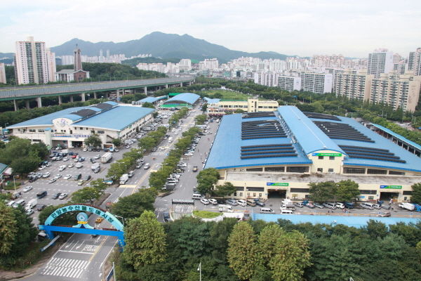 안양농수산물도매시장 전경