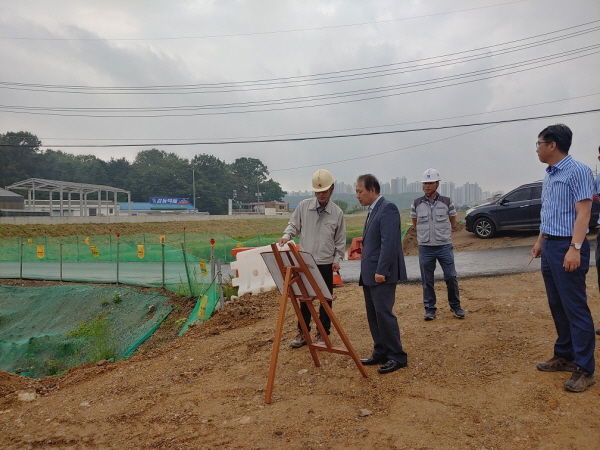 장영근 김포시 부시장이 지난 18일 여름철 자연재난 대비 현장행정을 실시했다.