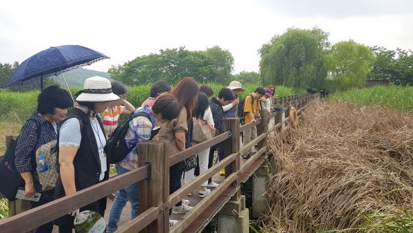 ‘마을모이 공작단’의 예비 지역활동가들과 함께 안산갈대습지, 다문화거리 팸투어 실시