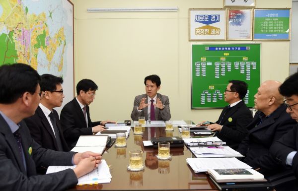 황범순 의정부 부시장 현장 업무 파악 나서