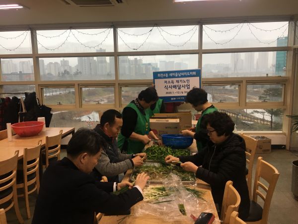 양주시 회천4동, 저소득재가노인 식사배달 실시