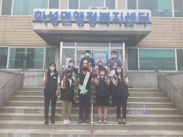 하성면, 휴가철 청소년유해업소 개선활동