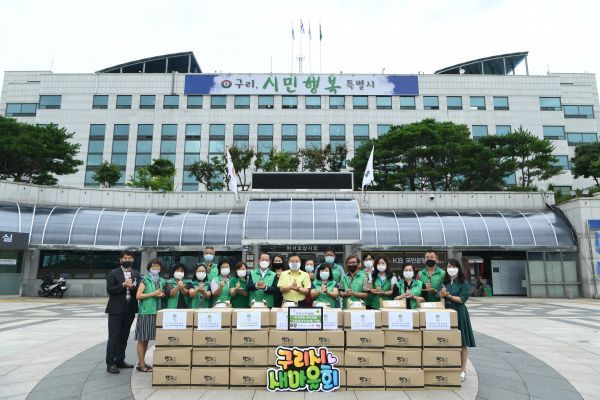 구리시새마을회 취약계층 먹거리 전달