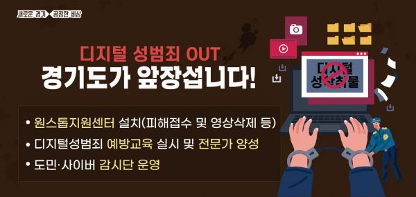 도, 디지털성범죄 피해자 지원 전담기구 내년 1월부터 운영