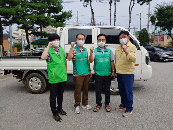 동두천시 상패동 새마을지도자, 관내 취약지역 방역활동 실시