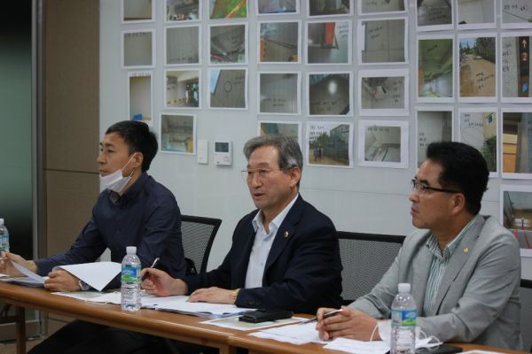 오명근 도의원, 평택 효성해링턴코트 부실공사 관련 민원 해결을 위한 정담회 개최