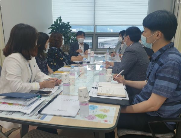 남종섭 위원장, 용인 영덕2동 중학교 설립 연구용역결과 보고받아
