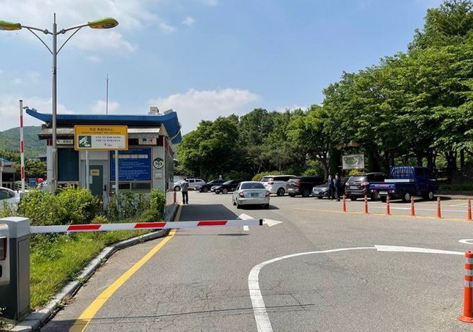 시민체육관 주차장 사진