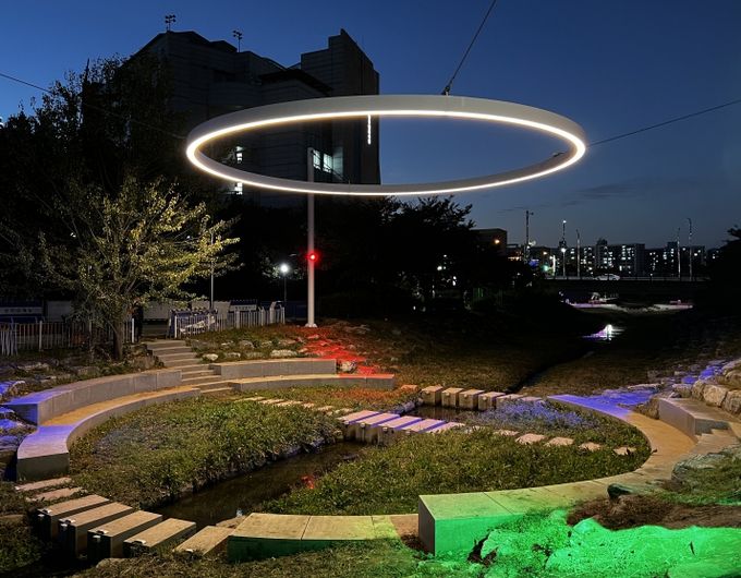 광명시 빛의 명소 '한내 은하수길' 한국색채대상 수상