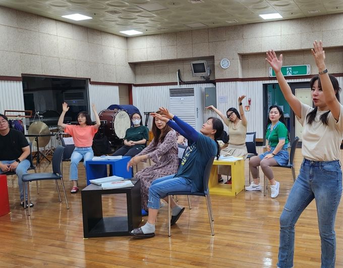 라므르 앙상블 연습장면