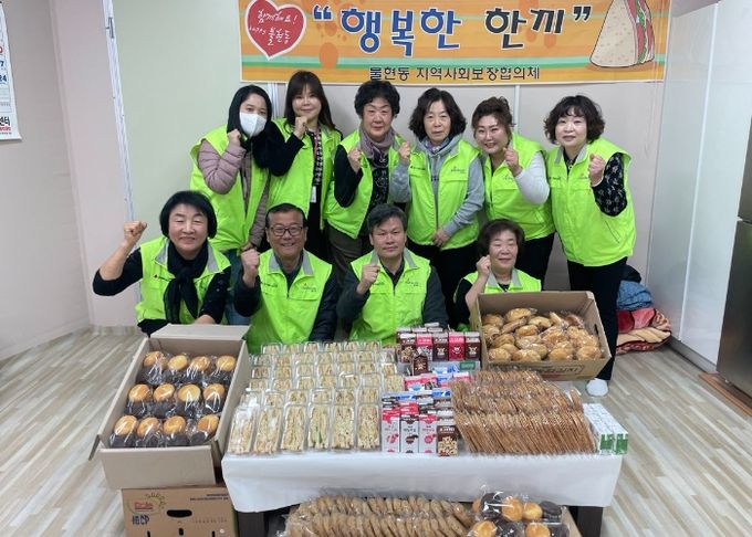 불현동 지역사회보장협의체, 사랑과 정성을 담은 행복한 한끼 샌드위치 지원