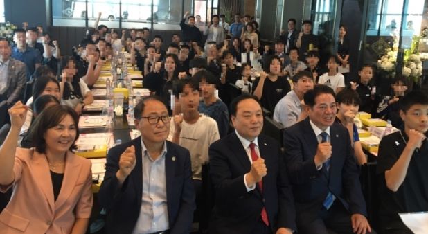 안양과천상공회의소 초청, 제53회 전국소년체육대회 안양과천 학생 선수단 해단 및 격려식 성대히 열려