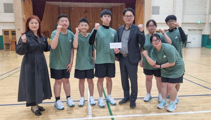 교육위, 전국장애학생체육대회 출전 선수단 격려