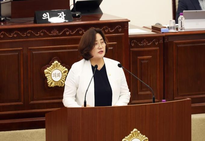 이명숙 유성구의원,해양수산부 부산 이전 중단 및 유성구 행정의 책임있는 대응 촉구