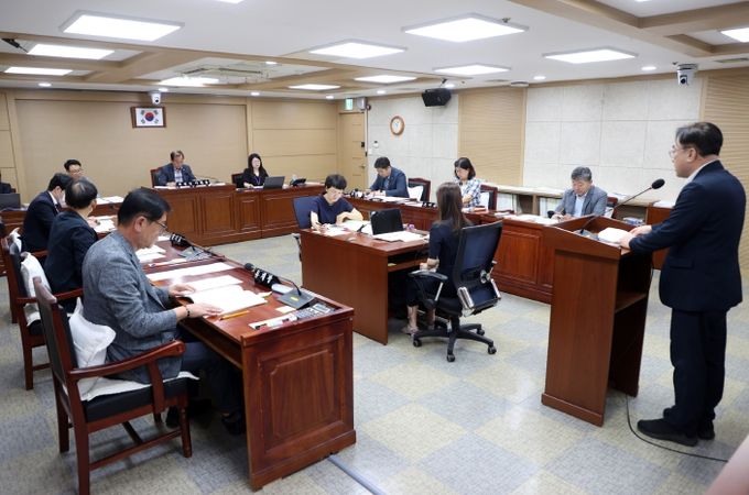 도시미래위원회 2025년도 주요업무 추진실적 보고 청취