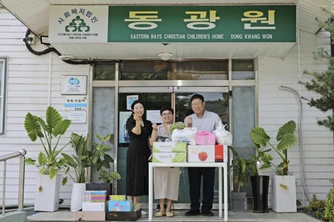 수원시 팔달구, 아동양육시설 '동광원'에 명절 음식 전달
