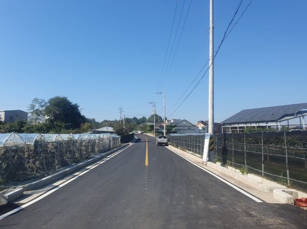 당리~신월간(농도301호선) 농어촌도로 개통