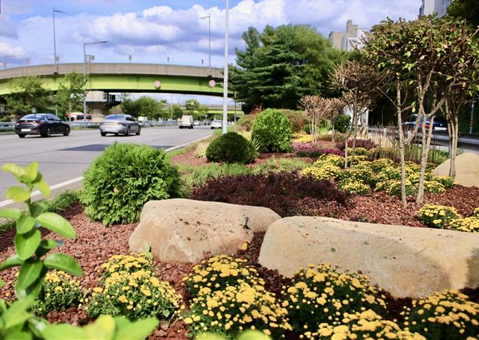 올림픽대로 한남 녹지