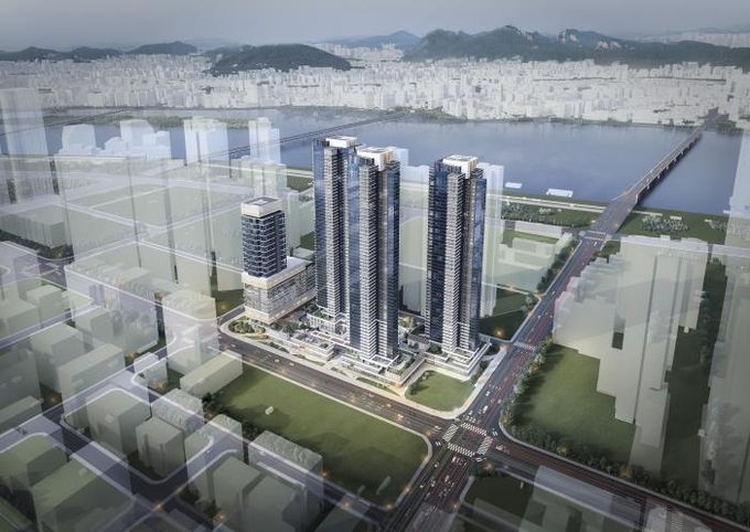 여의도 한양아파트 조감도