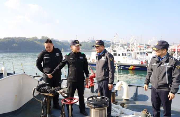 울산해경, 동절기 해양사고 대비 현장 점검 실시