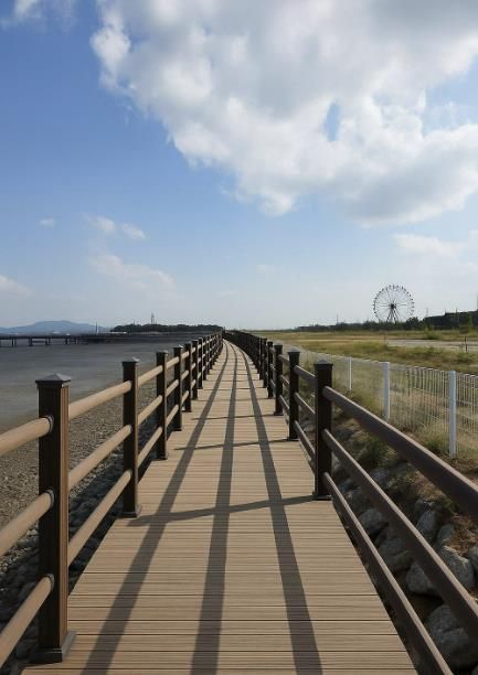 삽교호~음섬포구 해안둘레길 경관 사진