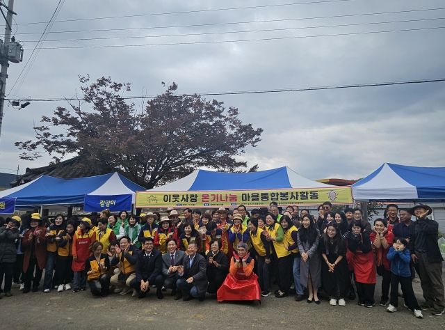 울주군 전문자원봉사단협의회, 마을통합활동 실시