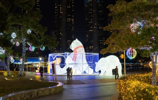 부산 서구 ‘희망의 빛거리’ 14일 점등식