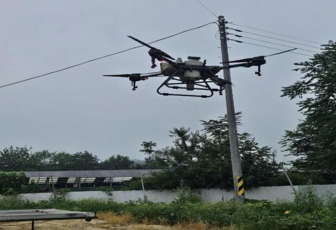보은군, ASF 선제적 방역 위해 드론을 통한 야생동물 기피제 살포