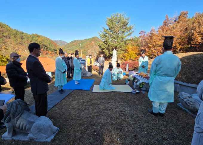울진군 금강송면, 김현규 장군 묘제 및 무후제 봉행