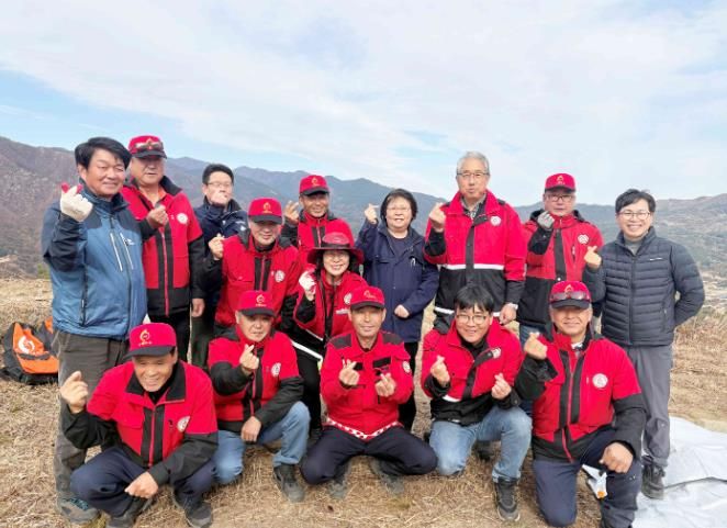 함양군 병곡면 산불 예방 기원제 지내