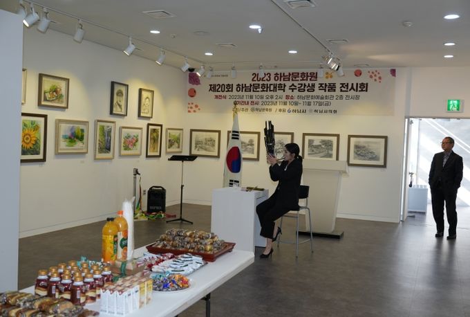 21회 하남문화원 문화대학 수강생 전시회 개최