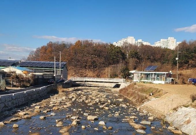 일야미소하천 전경