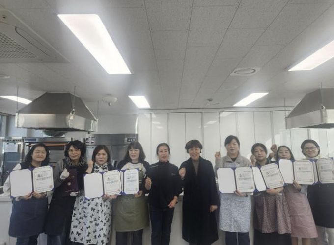 문경시 평생학습관 브런치반, 브런치제조관리사 1급 배출