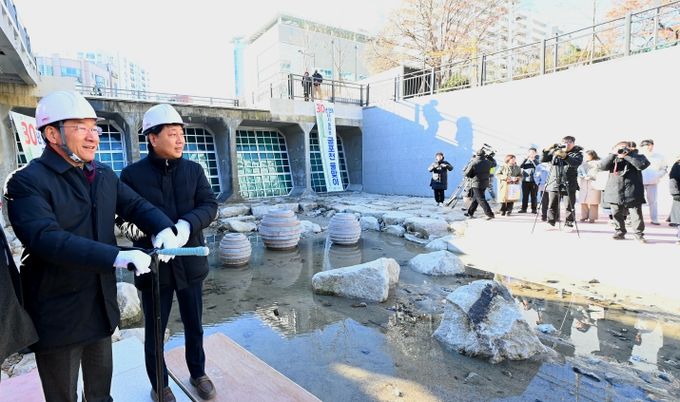 복개된 굴포천...30년 만에 생태하천으로 탈바꿈