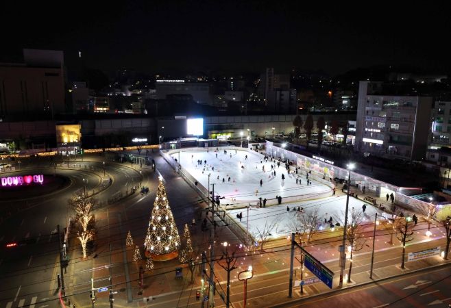 동인천역 북광장에서 화도진스케이트장 오는 12일 개장