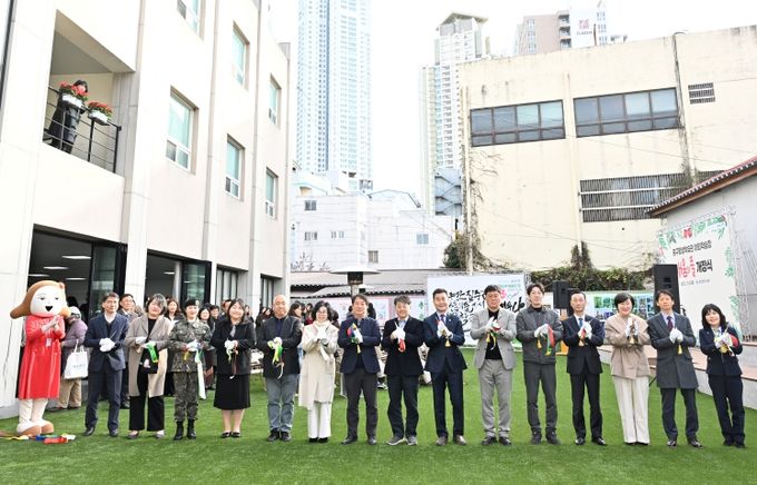 중구평생학습관 야외학습장 ‘배움의 뜰’ 개장