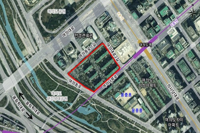 위치도 (영등포구 여의도동 28 일대)