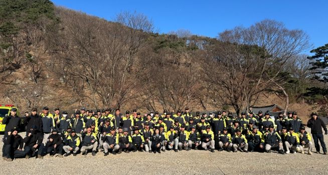 김천소방서, 의용소방대 산불진화대 전문교육 실시