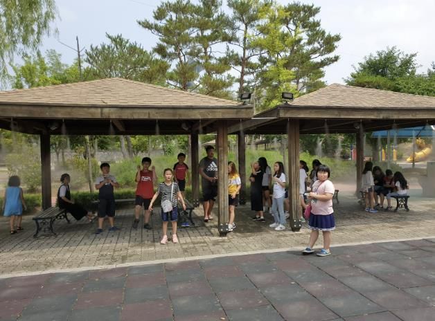 폭염 예방 시설 설치 사진