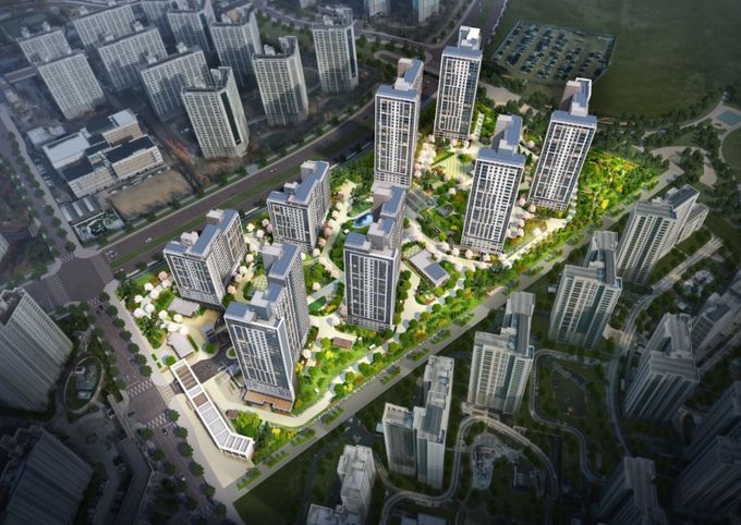 화성동탄2 A93블록 조감도