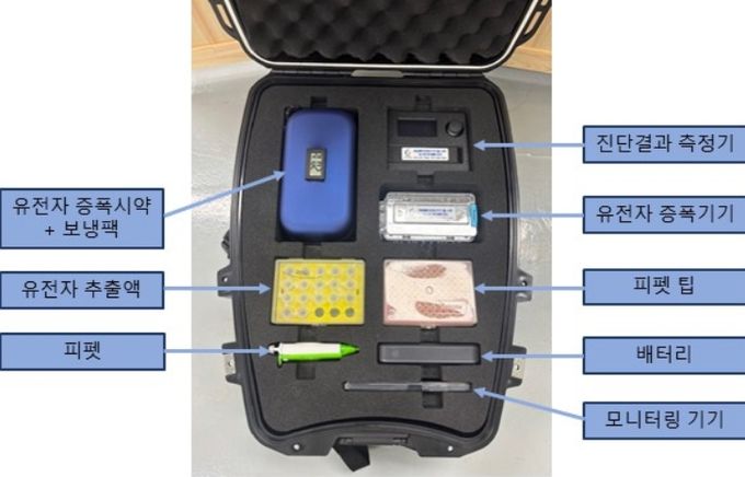 개선된 유전자 진단키트 패키지 구성품