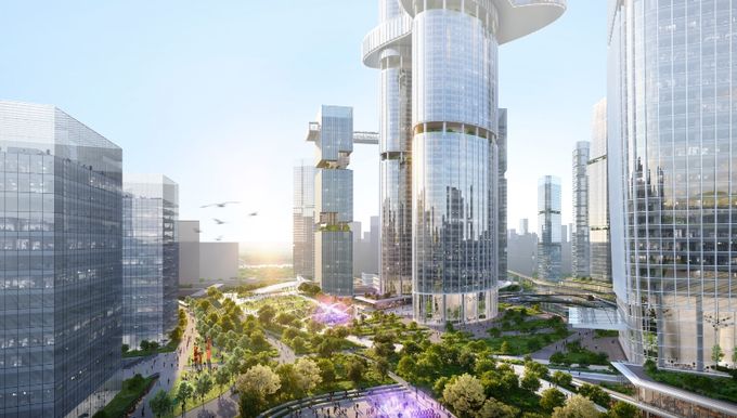 용산국제업무지구 조감도