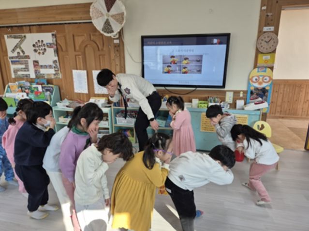 장흥소방서, 어린이집 3~5세 원아 대상 소방안전교육 실시