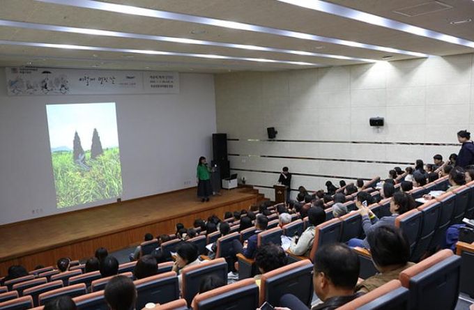 작가강연회 당시 현장
