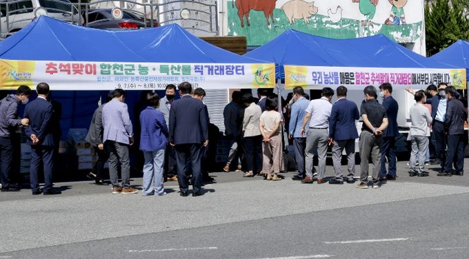 2026년 설맞이 합천군 농특산물 직거래장터 운영