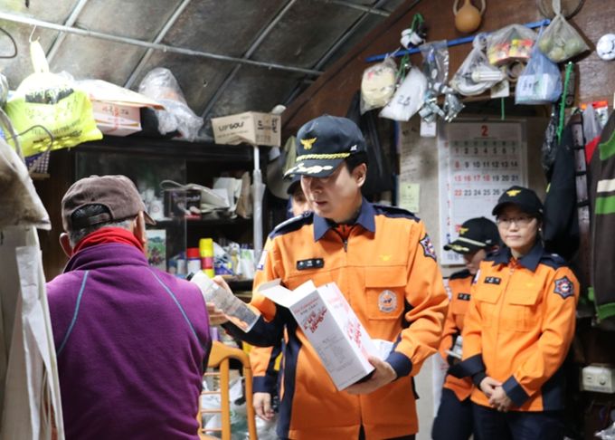 광명소방서, 주거용 비닐하우스 현장안전지도 실시로 화재위험 관리 강화