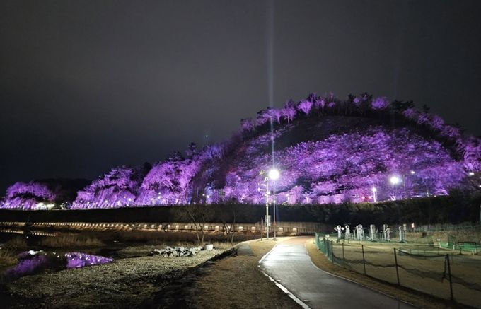 진주시, ‘새벼리 야간 경관조명 새단장’ 운영 재개